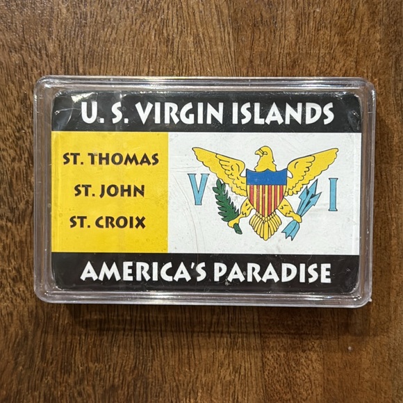 U.S. Virgin Islands Souvenir Playing Cards - Picture 1 of 3